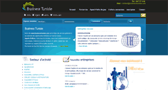 Desktop Screenshot of businesstunisie.com