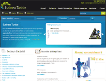Tablet Screenshot of businesstunisie.com